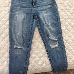 Judy Blue Distressed Straight Leg Jeans | Size 31